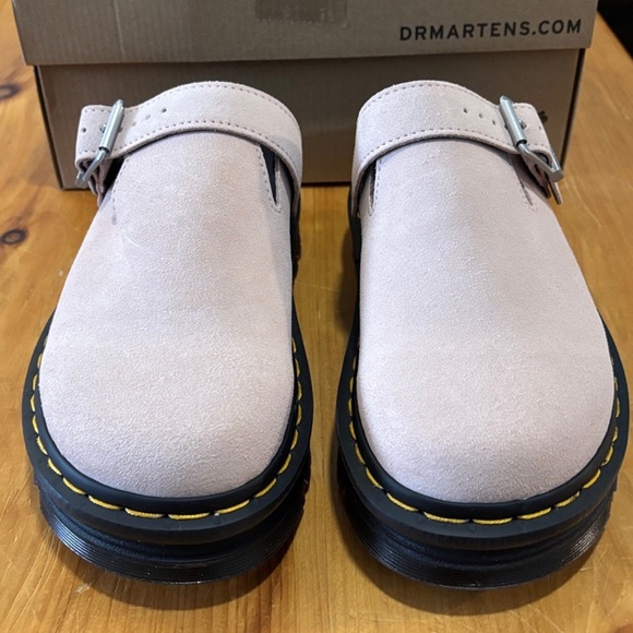 🩶Size 7 - NWT: DR. MARTENS - Women's ZebZag Suede Mules - Picture 5 of 14